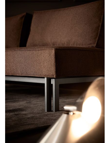 Divano letto uso quotidiano materasso a molle Sly - 359 Taura Cappuccino