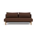 Divano letto alla francese Sly Wood - 359 Taura Cappuccino