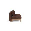 Divano letto alla francese Sly Wood - 359 Taura Cappuccino