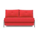 Divano letto matrimoniale trasformabile 140 cm Cubed - 511 Elegance Red