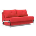 Divano letto matrimoniale trasformabile 140 cm Cubed - 511 Elegance Red