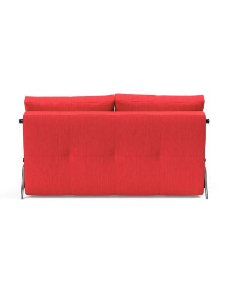 Divano letto matrimoniale trasformabile 140 cm Cubed - 511 Elegance Red