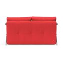 Divano letto matrimoniale trasformabile 140 cm Cubed - 511 Elegance Red