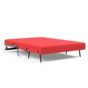 Divano letto matrimoniale trasformabile 140 cm Cubed - 511 Elegance Red