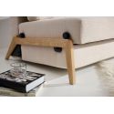 Divano letto matrimoniale trasformabile Cubed - 612 Linen Sand Grey