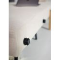 Divano letto matrimoniale trasformabile Cubed - 612 Linen Sand Grey
