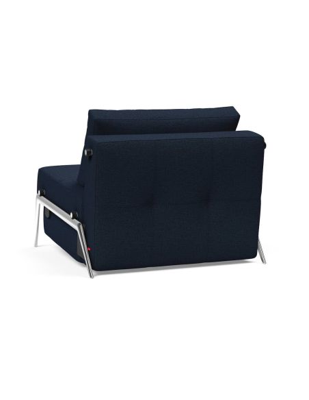 Poltrona letto trasformabile letto singolo design moderno Cubed - 528 Mixed Dance Blue