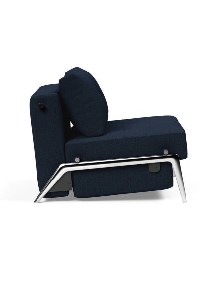 Poltrona letto trasformabile letto singolo design moderno Cubed - 528 Mixed Dance Blue