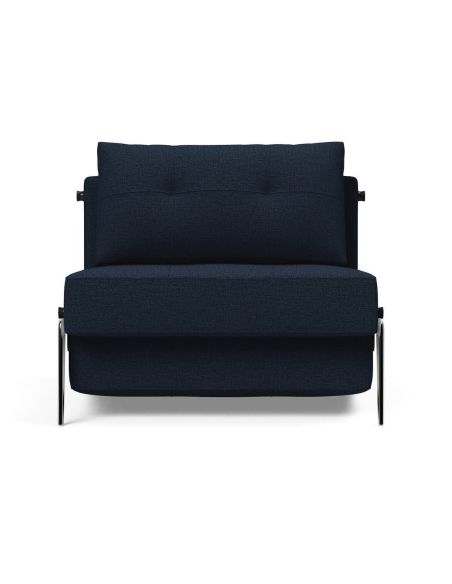 Poltrona letto trasformabile letto singolo design moderno Cubed - 528 Mixed Dance Blue