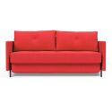 Divano letto con braccioli Cubed Arm 160 - 511 Elegance Red