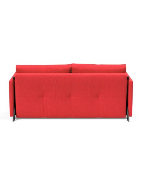 Divano letto con braccioli Cubed Arm 160 - 511 Elegance Red