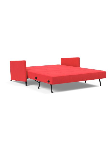 Divano letto con braccioli Cubed Arm 160 - 511 Elegance Red