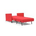 Poltrona letto con braccioli Cubed Arm 90 - 511 Elegance Red