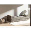 Divano letto singolo o matrimoniale piccole dimensioni Sigmund - 411 Esina Cedar Brown