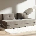 Divano letto singolo o matrimoniale piccole dimensioni Sigmund - 411 Esina Cedar Brown