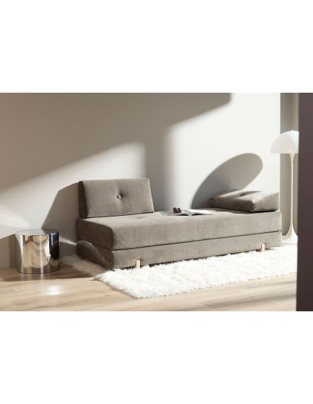 Divano letto singolo o matrimoniale piccole dimensioni Sigmund - 411 Esina Cedar Brown Divano letto singolo o matrimoniale piccole dimensioni Sigmund - 411 Esina Cedar Brown