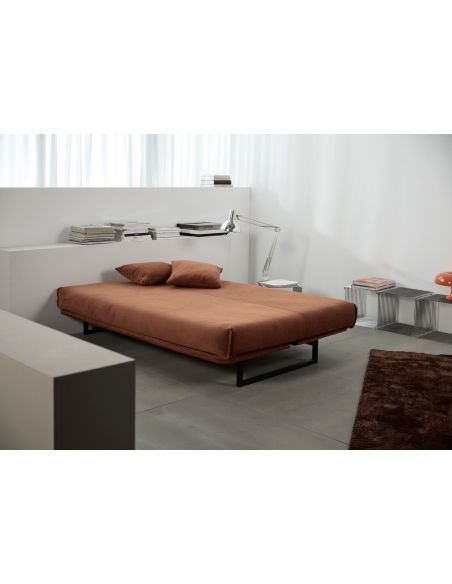 Divano letto matrimoniale sfoderabile Fraction 140 - 412 Esina Rust Orange Divano letto matrimoniale sfoderabile Fraction 140 - 412 Esina Rust Orange