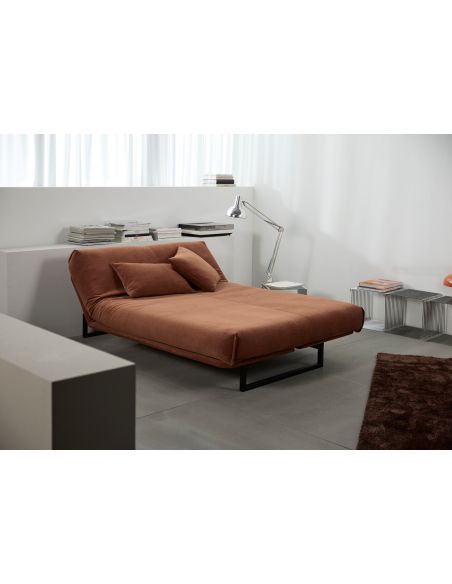 Divano letto matrimoniale sfoderabile Fraction 140 - 412 Esina Rust Orange Divano letto matrimoniale sfoderabile Fraction 140 - 412 Esina Rust Orange