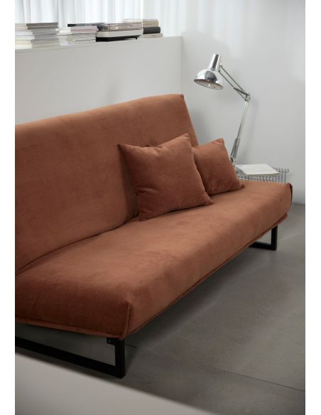Divano letto matrimoniale sfoderabile Fraction 140 - 412 Esina Rust Orange Divano letto matrimoniale sfoderabile Fraction 140 - 412 Esina Rust Orange