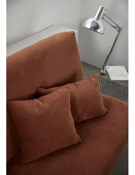 Divano letto matrimoniale sfoderabile Fraction 140 - 412 Esina Rust Orange Divano letto matrimoniale sfoderabile Fraction 140 - 412 Esina Rust Orange