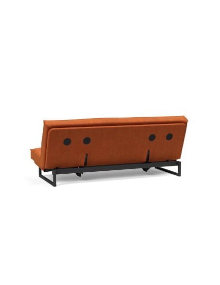 Divano letto sfoderabile Fraction 120 - 412 Esina Rust Orange