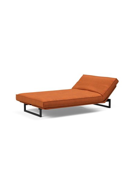 Divano letto sfoderabile Fraction 120 - 412 Esina Rust Orange