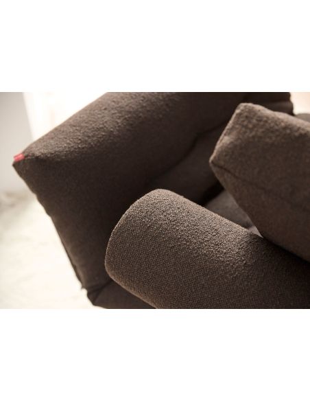 Divano letto singolo Rollo lettino salvaspazio 80x200 cm - 358 Taura Chocco Divano letto singolo Rollo lettino salvaspazio 80x200 cm - 358 Taura Chocco