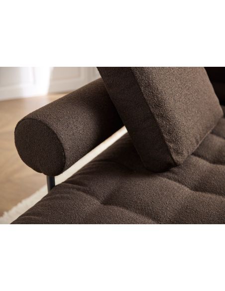 Divano letto singolo Rollo lettino salvaspazio 80x200 cm - 358 Taura Chocco Divano letto singolo Rollo lettino salvaspazio 80x200 cm - 358 Taura Chocco