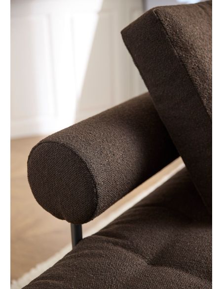 Divano letto singolo Rollo lettino salvaspazio 80x200 cm - 358 Taura Chocco Divano letto singolo Rollo lettino salvaspazio 80x200 cm - 358 Taura Chocco