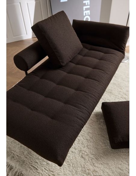 Divano letto singolo Rollo lettino salvaspazio 80x200 cm - 358 Taura Chocco Divano letto singolo Rollo lettino salvaspazio 80x200 cm - 358 Taura Chocco