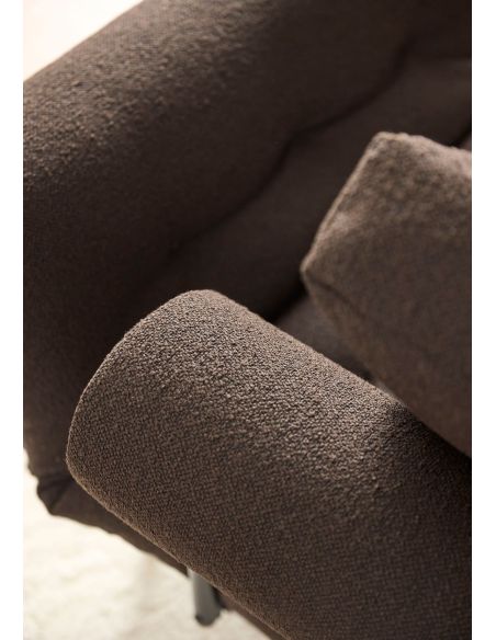 Divano letto singolo Rollo lettino salvaspazio 80x200 cm - 358 Taura Chocco Divano letto singolo Rollo lettino salvaspazio 80x200 cm - 358 Taura Chocco