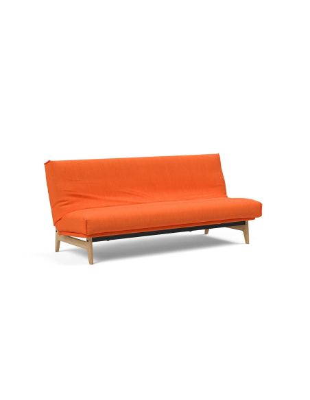 Divano letto sfoderabile una piazza e mezza Aslak 120 - 510 Elegance Orange Divano letto sfoderabile una piazza e mezza Aslak 120 - 510 Elegance Orange