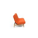 Divano letto sfoderabile una piazza e mezza Aslak 120 - 510 Elegance Orange