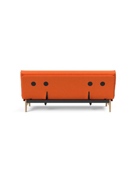 Divano letto sfoderabile una piazza e mezza Aslak 120 - 510 Elegance Orange Divano letto sfoderabile una piazza e mezza Aslak 120 - 510 Elegance Orange