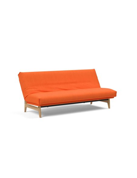 Divano letto sfoderabile una piazza e mezza Aslak 120 - 510 Elegance Orange Divano letto sfoderabile una piazza e mezza Aslak 120 - 510 Elegance Orange