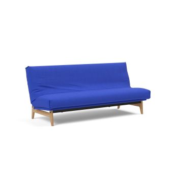 Divano letto sfoderabile una piazza e mezza Aslak 120 - 512 Elegance Ultramarine