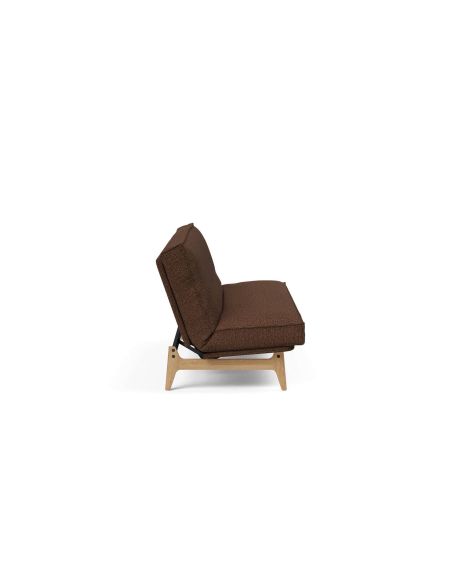 Divano letto sfoderabile una piazza e mezza Aslak 120 - 359 Taura Cappuccino Divano letto sfoderabile una piazza e mezza Aslak 120 - 359 Taura Cappuccino