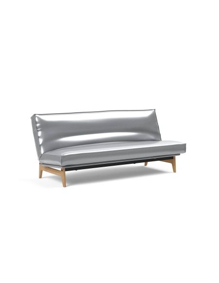 Divano letto sfoderabile una piazza e mezza Aslak 120 - 688 Silvershine Divano letto sfoderabile una piazza e mezza Aslak 120 - 688 Silvershine