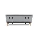 Divano letto sfoderabile una piazza e mezza Aslak 120 - 688 Silvershine