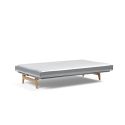 Divano letto sfoderabile una piazza e mezza Aslak 120 - 688 Silvershine