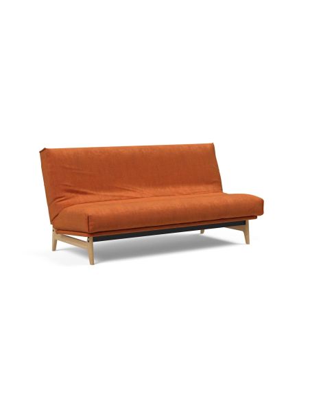 Divano letto matrimoniale sfoderabile Aslak 140 - 412 Esina Rust Orange