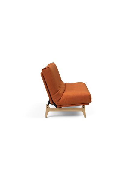 Divano letto matrimoniale sfoderabile Aslak 140 - 412 Esina Rust Orange