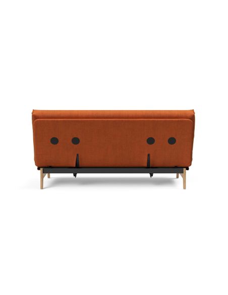 Divano letto matrimoniale sfoderabile Aslak 140 - 412 Esina Rust Orange
