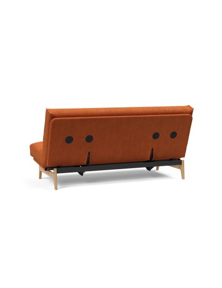 Divano letto matrimoniale sfoderabile Aslak 140 - 412 Esina Rust Orange