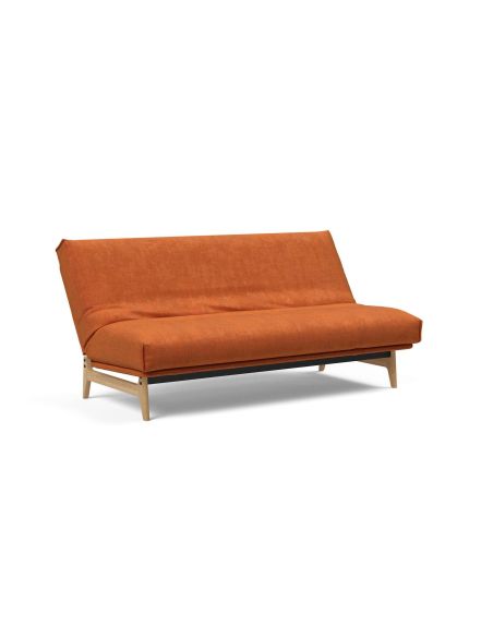 Divano letto matrimoniale sfoderabile Aslak 140 - 412 Esina Rust Orange