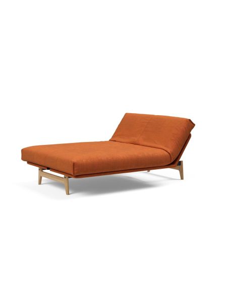 Divano letto matrimoniale sfoderabile Aslak 140 - 412 Esina Rust Orange