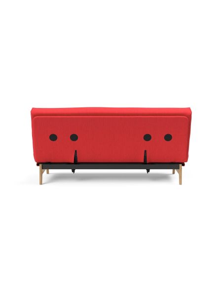 Divano letto matrimoniale sfoderabile Aslak 140 - 511 Elegance Red