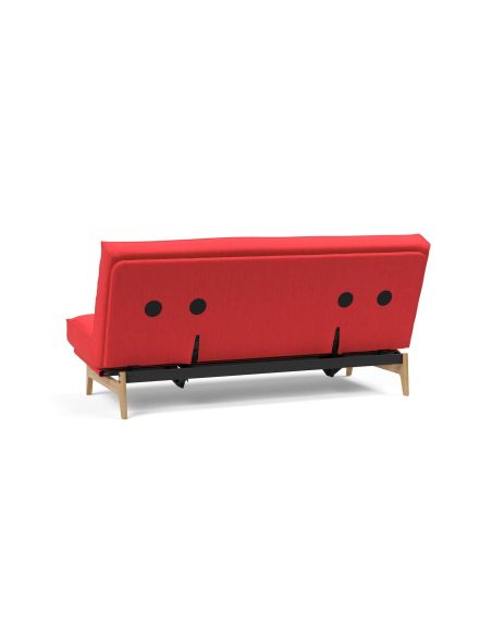Divano letto matrimoniale sfoderabile Aslak 140 - 511 Elegance Red