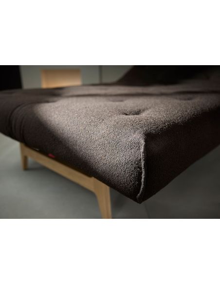 Divano letto matrimoniale Aslak regolabile inclinabile - 358 Taura Chocco