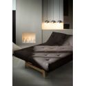 Divano letto matrimoniale Aslak regolabile inclinabile - 358 Taura Chocco